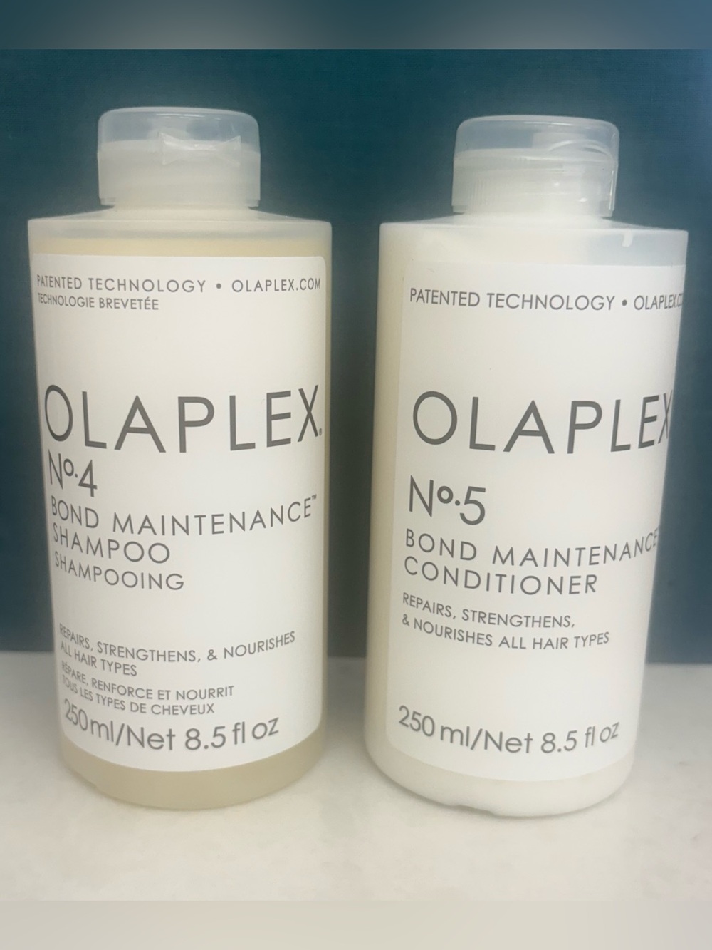 OLAPLEX No.4 & No.5 Bond Maintenance Shampoo and Conditioner Duo - MSRP $72